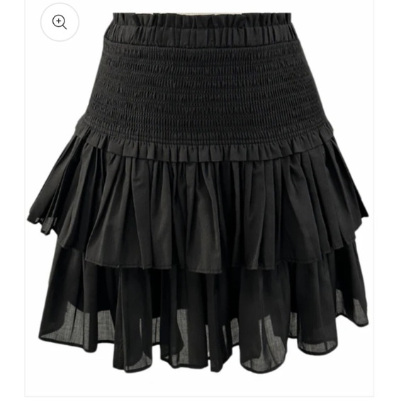 Reset By Jane Dresses & Skirts - Reset by Jane Black Liana Tiered Ruffle Skirt Medium Sold Out Online!